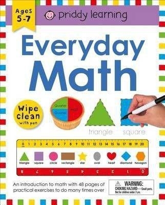 Wipe Clean Workbook: Everyday Math (Enclosed Spiral Binding) - Roger Priddy