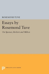 Essays by Rosemond Tuve - Rosemond Tuve