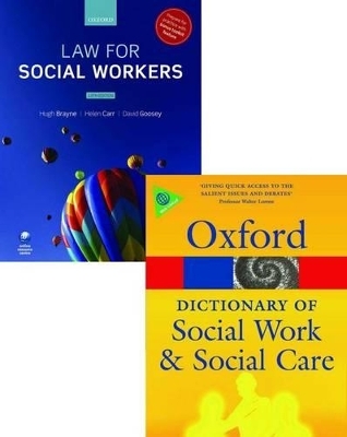Law for Social Workers & a Dictionary of Social Work and Social Care Pack - Hugh Brayne, Helen Carr, David Goosey, John Harris, Vicky White
