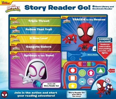 Disney Junior Marvel Spidey and His Amazing Friends: Story Reader Go! 8-Book Library and Electronic Reader Sound Book Set -  Pi Kids