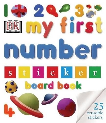 1 2 3 My First Number Sticker Board Book - 