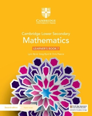 Cambridge Lower Secondary Mathematics Learner's Book 7 with Digital Access (1 Year) - Lynn Byrd, Greg Byrd, Chris Pearce