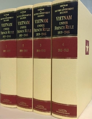 Vietnam under French Rule 1919–1946 4 Hardbacks Volume Set