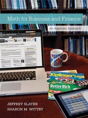 Math for Business and Finance with Connect Access Card - Jeffrey Slater, Sharon M Wittry