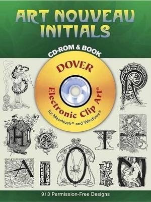 Art Nouveau Initials -  Dover Publications Inc,  Clip Art