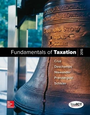 MP Fundamentals of Taxation 2016 Edition with Taxact CD-ROM - Ana M Cruz, Michael Deschamps, Frederick Niswander, Debra Prendergast, Dan Schisler