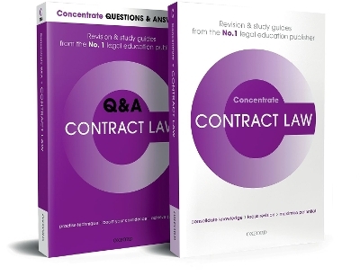 Contract Law Revision Concentrate Pack - James Devenney, Jill Poole, Adam Shaw-Mellors