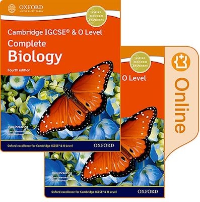 Cambridge IGCSE® & O Level Complete Biology: Print and Enhanced Online Student Book Pack Fourth Edition - Ron Pickering