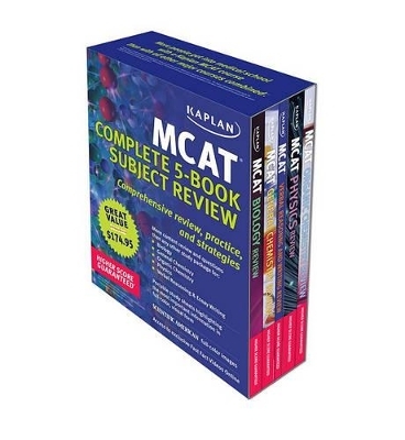 Kaplan MCAT Review: Complete 5-book Series -  Kaplan