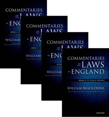 The Oxford Edition of Blackstone's: Commentaries on the Laws of England - William Blackstone