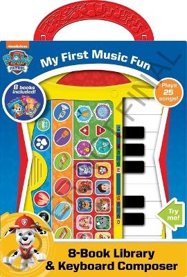 Nickelodeon Paw Patrol: My First Music Fun 8-Book Library and Keyboard Composer Sound Book Set -  Pi Kids