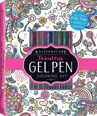 Kaleidoscope Fabulous Gel Pen Coloring Kit (Silver Dolphin) - Hinkler Pty Ltd
