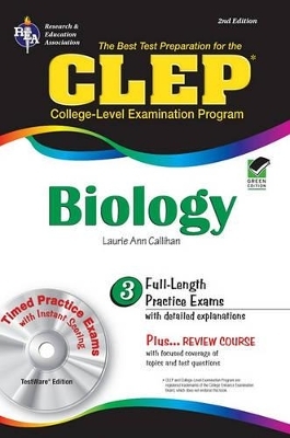 CLEP Biology W/ CD-ROM - Laurie Callihan,  Clep,  Biology Study Guides, Lauren Gross