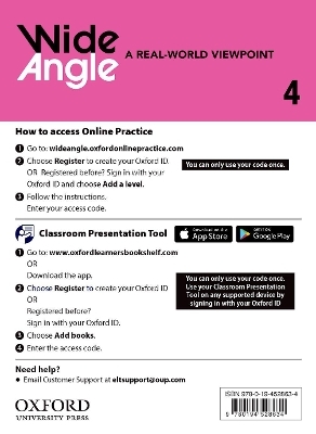 Wide Angle: Level 4: Teacher's Access Card - Deborah Gordon