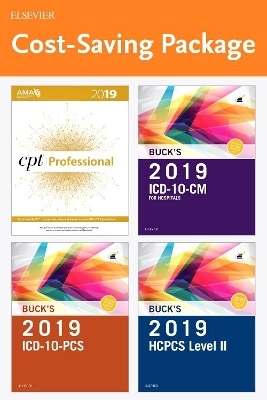 2019 ICD-10-CM Hospital Edition, 2019 ICD-10-PCs Edition, 2019 HCPCS Professional Edition and AMA 2019 CPT Professional Edition Package - Carol J Buck