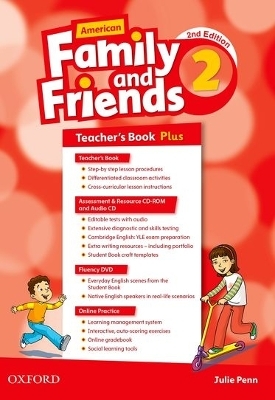 American Family and Friends: Level Two: Teacher's Book Plus - Naomi Simmons, Tamzin Thompson, Jenny Quintana