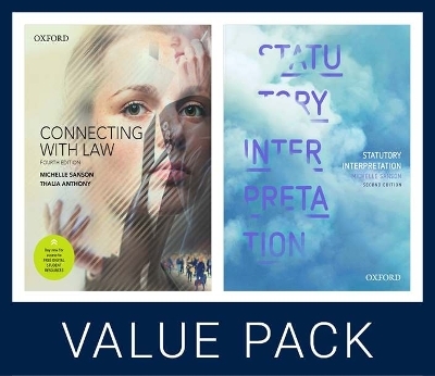 Connecting with Law 4e and Statutory Interpretation 2e Value Pack -  SANSON,  ANTHONY