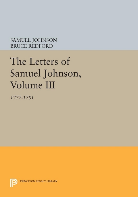 The Letters of Samuel Johnson, Volume III - Samuel Johnson