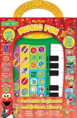 Sesame Street: My First Music Fun Portable Keyboard and 8-Book Library Sound Book Set - Erin Rose Wage, Brian Houlihan, Editorial Director Susan Rich Brooke
