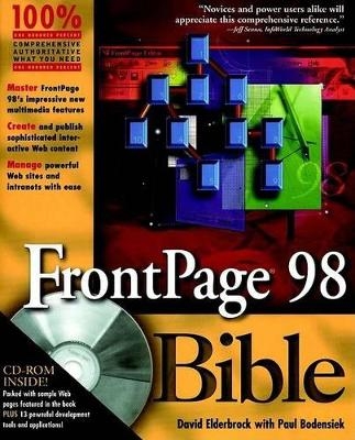 FrontPage 98 Bible - David Elderbrock, Paul Bodensiek