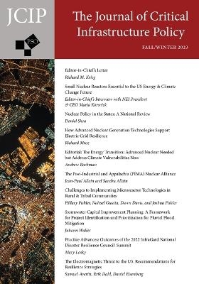 Journal of Critical Infrastructure Policy - Richard M Krieg