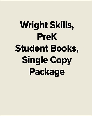 Wright Skills, Prek Student Books, Single Copy Package -  MCGRAW HILL