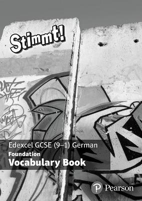 Stimmt! Edexcel GCSE German Foundation Vocabulary Book (pack of 8)