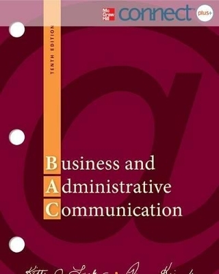 Business and Administrative Communication - Kitty O Locker, Donna Kienzler