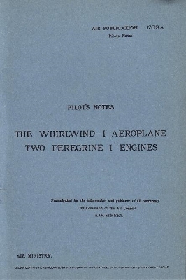 Whirlwind I Pilot's Notes