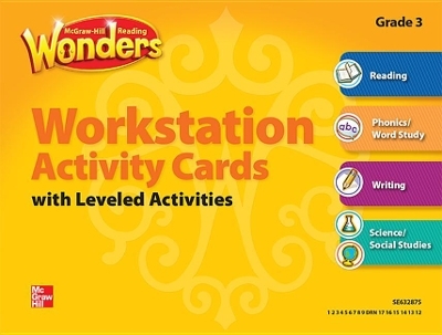 Reading Wonders, Grade 3, Workstation Activity Cards Package - 