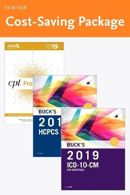 2019 ICD-10-CM Hospital Edition, 2019 HCPCS Professional Edition and AMA 2019 CPT Professional Edition Package - Carol J Buck