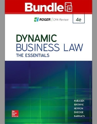 Gen Combo Looseleaf Dynamic Business Law: The Essentials; Connect Access Card - Nancy K Kubasek