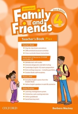 American Family and Friends: Level Four: Teacher's Book Plus - Naomi Simmons, Tamzin Thompson, Jenny Quintana