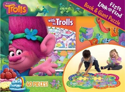 DreamWorks Trolls: First Look and Find Book and Giant Puzzle - Veronica Wagner