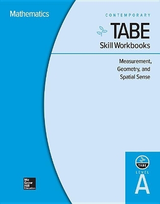 Tabe Skill Workbooks Level A: Measurement, Geometry, and Spatial Sense - 10 Pack -  Contemporary