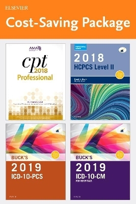 2019 ICD-10-CM Hospital Edition, 2019 ICD-10-PCs Edition, 2018 HCPCS Professional Edition and AMA 2018 CPT Professional Edition Package - Carol J Buck