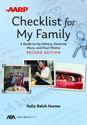 ABA/AARP Checklist for My Family - Sally Balch Hurme