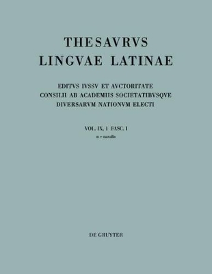 Thesaurus linguae Latinae. .  / n - navalis - 