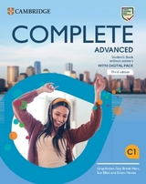 Complete Advanced Student's Book without Answers with Digital Pack - Archer, Greg; Brook-Hart, Guy; Elliot, Sue; Haines, Simon