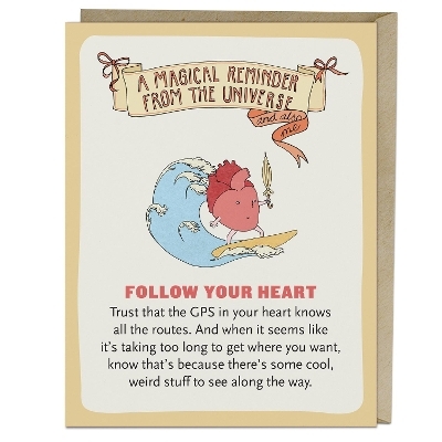 6-Pack Em & Friends Follow Your Heart Affirmators! Greeting Cards - Suzi Barrett,  Em &  Friends