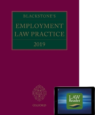 Blackstone's Employment Law Practice 2019 (book and digital pack) - Gavin Mansfield QC, Lydia Banerjee, Damian Brown QC, Charlotte Davies, Simon Forshaw