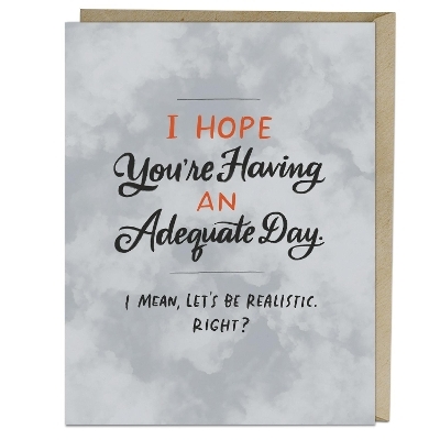 6-Pack Em & Friends Adequate Day Greeting Cards -  Em &  Friends