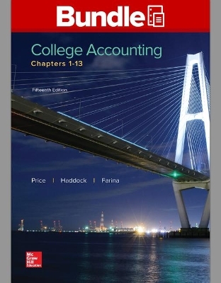 Gen Combo College Accounting Chapters 1-13 with Connect Access Card - John Ellis Price