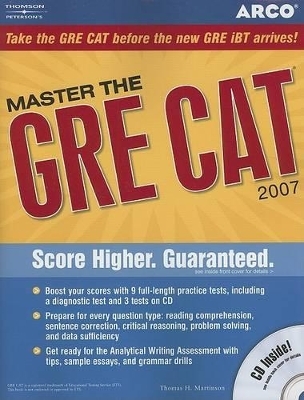 Arco Master the GRE CAT - Professor Thomas H Martinson