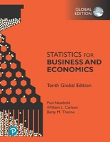 Statistics for Business and Economics plus Pearson MyLab Finance with Pearson eText, Global Edition - Newbold, Paul; Carlson, William; Thorne, Betty