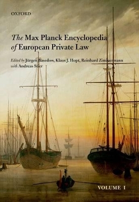 Max Planck Encyclopedia of European Private Law - 