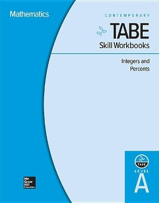 Tabe Skill Workbooks Level A: Integers and Percents - 10 Pack -  Contemporary