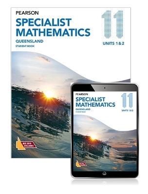 Pearson Specialist Mathematics Queensland 11 Student Book with eBook - Greg Bland, Peter Jenkins, Gillian Anderson