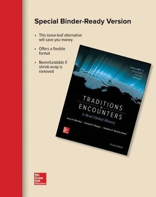 Looseleaf Traditions & Encounters: A Brief Global History Volume 2 with Connect 1-Term Access Card - Jerry Bentley, Herbert Ziegler, Heather Streets Salter