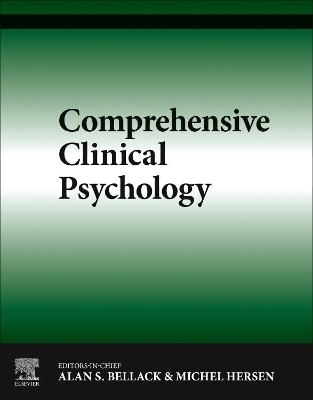 Comprehensive Clinical Psychology - 